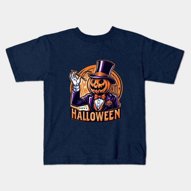Jack Pumpkinhead Kids T-Shirt by BukovskyART